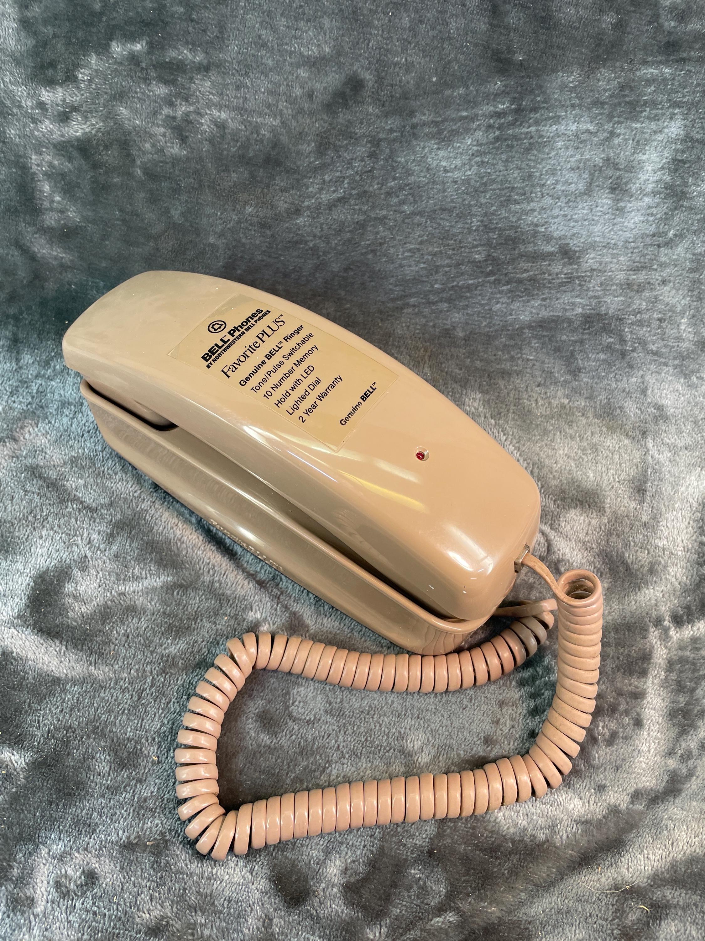 Vintage NW Bell Trimline Favorite Plus Phone HTF MOCHA (not Tan