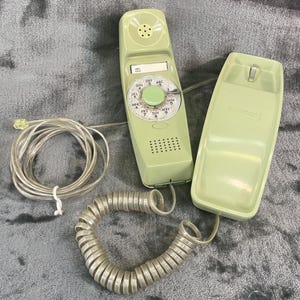 Vintage 1972 GTE AE 980 StyleLine Rotary Phone Avocado Green Restoration Working