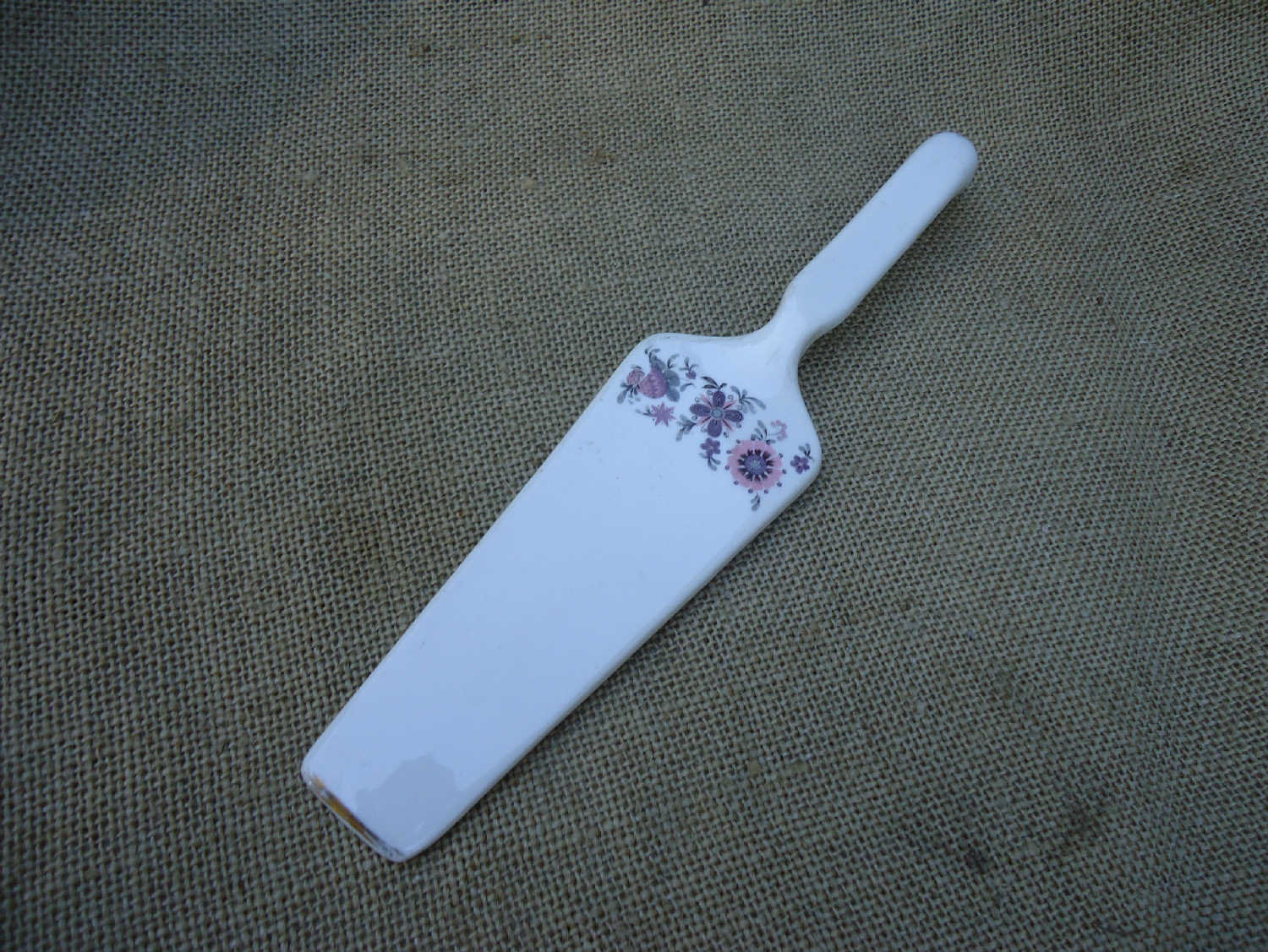 Cake Slice Vintage Français Porcelaine Des Années 1950 Tranche de Gâteau Pour Servir Les Gâteaux Gat