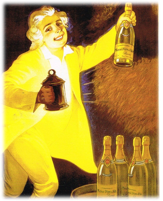 Пару постеров старой рекламы алкоголя. Иное Шампанское - 2