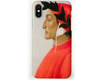 iPhone case iPhone X case iPhone 11 case iPhone 7 case iPhone 6 Plus iPhone 12 Galaxy S8 Galaxy S9 iPhone XR Sandro Botticelli Dante