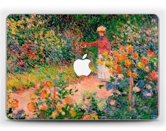 MacBook case Claude Monet Garden MacBook Air case MacBook Pro M1 MacBook Pro 14 case MacBook Pro Retina 13 MacBook 12 MacBook Air M2 case