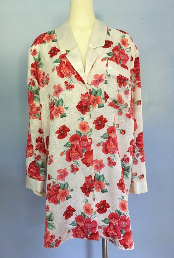 80s L.A Intimates Rose Flower Menswear Inspired Sl