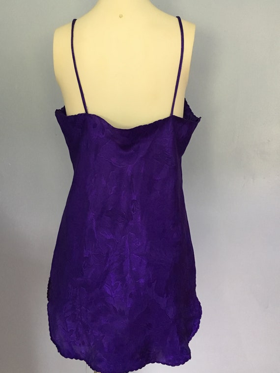 70s Undercover Wear Purple Short Nightie | Vintag… - image 5