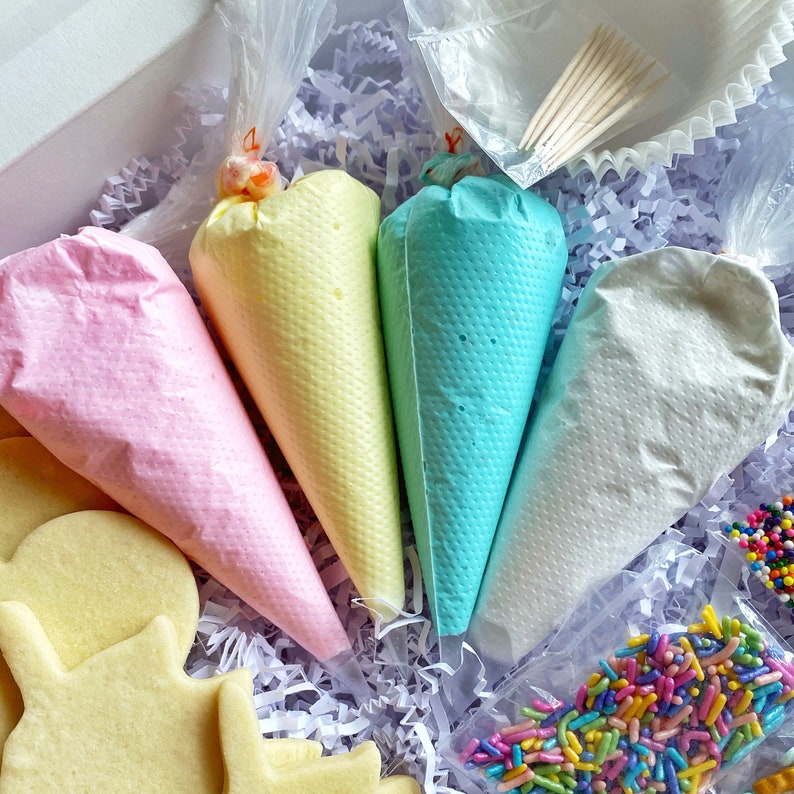 Cookie Decorating Kit, Unicorn Cookie Decorating Kit, DIY cookie kit, Rainbow Cookie Decorating Kit image 3