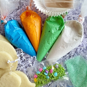 Cookie Decorating Kit, Dinosaur Cookie Decorating Kit, DIY Cookie Kit, Dinosaur birthday boy, Dinosaur birthday girl image 2