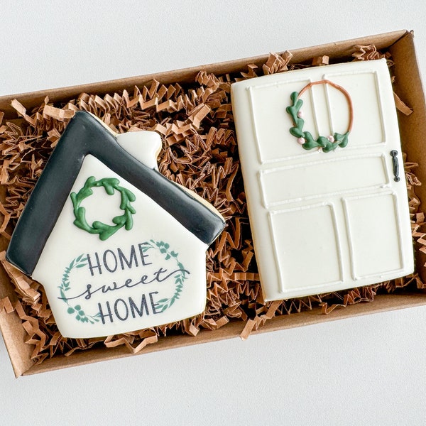 Housewarming cookie gift box, New home cookie gift box, Realtor cookie gift box, gift for couples