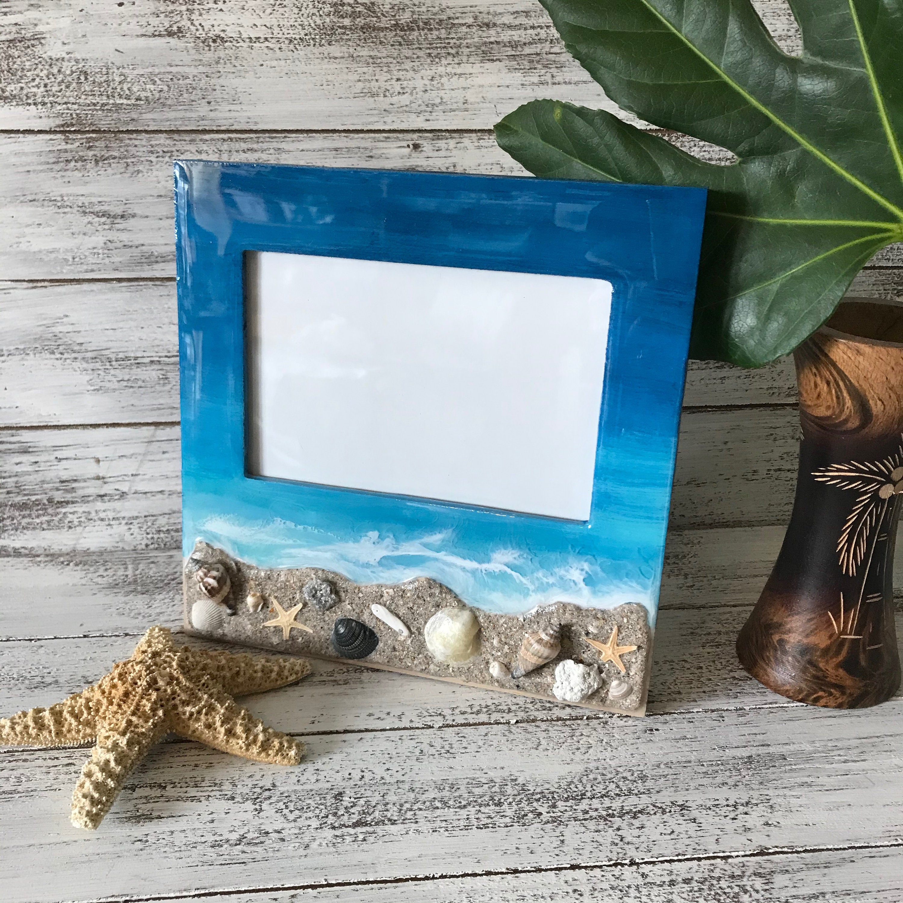Coastal Picture FRAME for a BEACH House 4x6 Photo Frame for Etsy