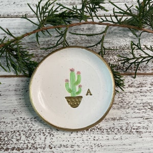 Bol à Bijoux En Forme De Cactus - Terre Cuite - Parfait Pour Clés Et Monnaie - Occasion