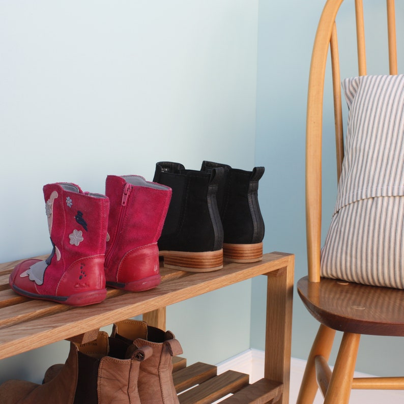 Oak Shoe Rack Etsy UK