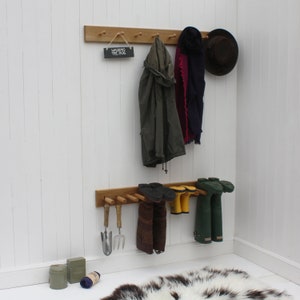 Oak Welly Rack image 3