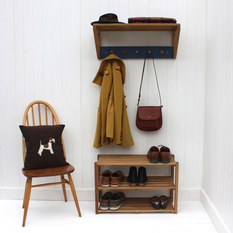 Oak Shoe Rack Etsy UK