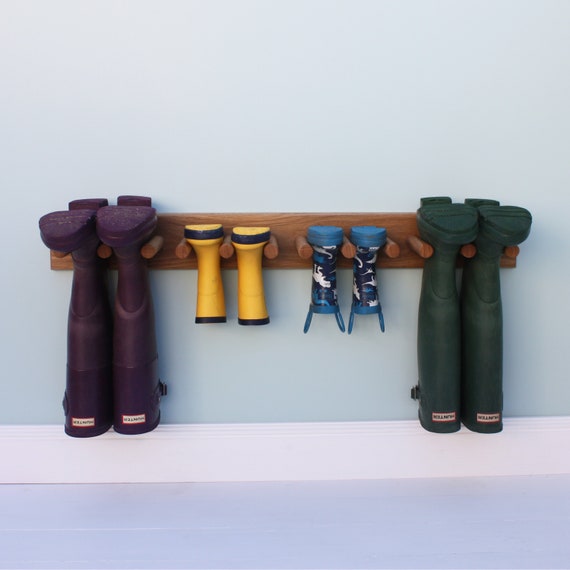 wall mounted welly rack