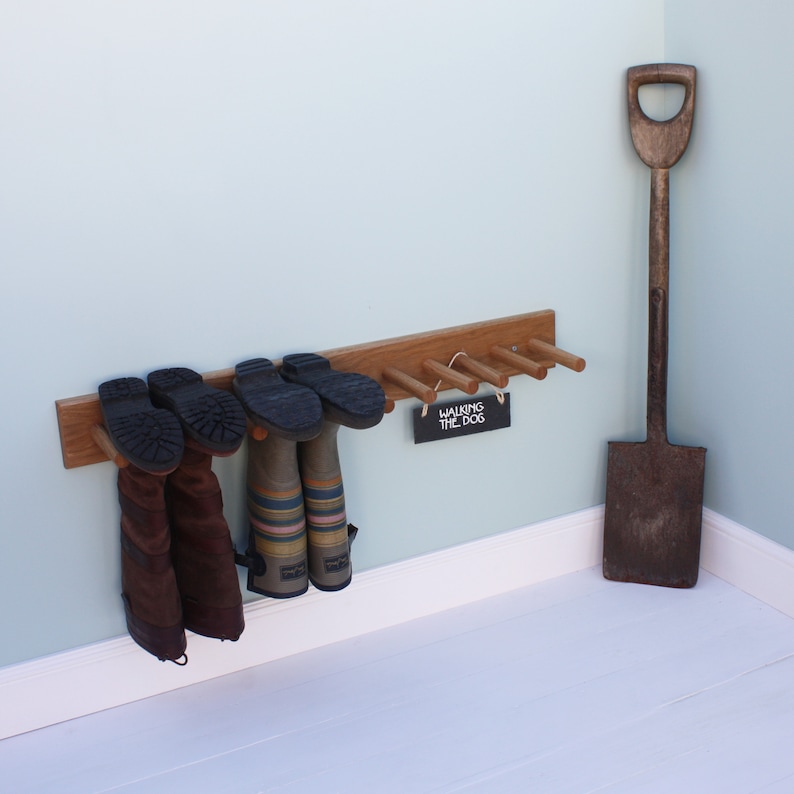 Oak Welly Rack image 4