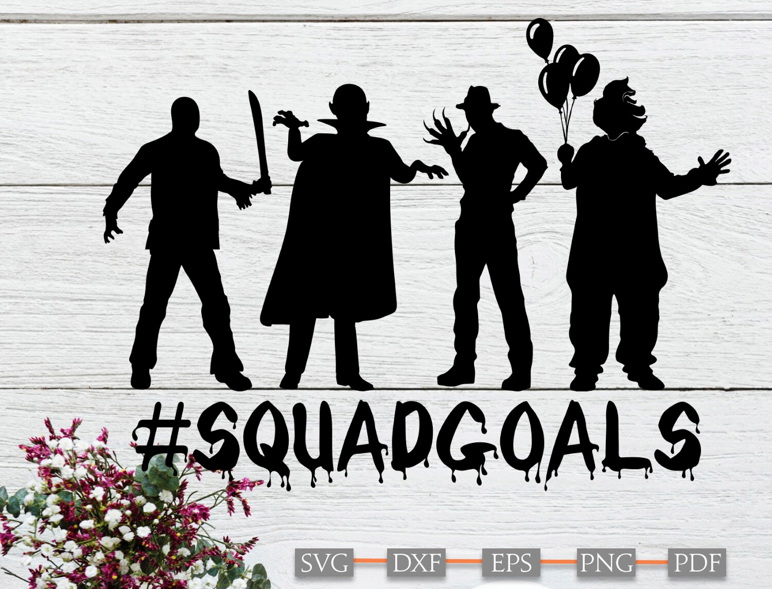 Halloween Squad Goals Svg Squad Goals Cut File Villain | Etsy