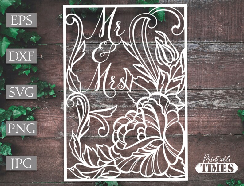 Download Mr & Mrs cut file Wedding svg for Cricut Wedding Sign ...