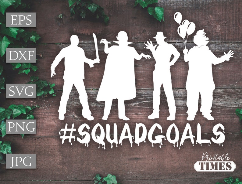 Download Halloween Squad Goals svg Squad goals cut file Villain | Etsy