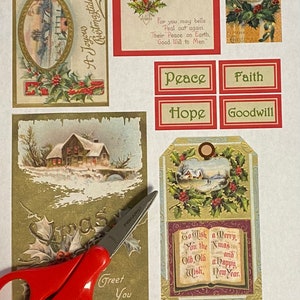 Snowy Christmas Houses Journal Cards en Tag Kit