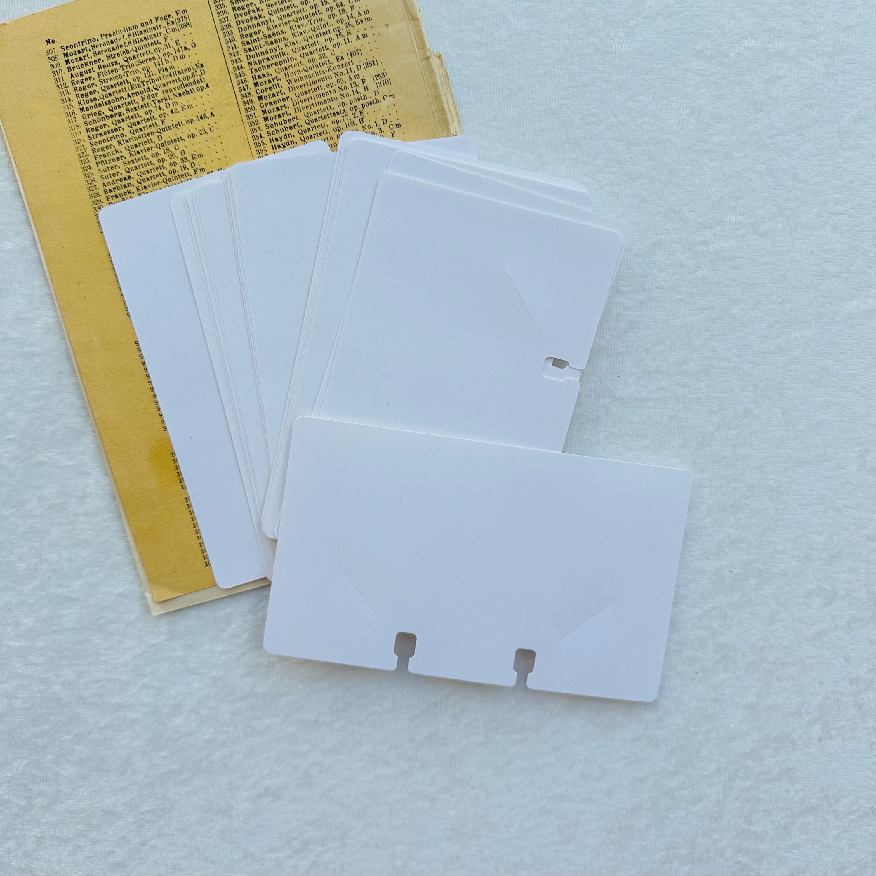 Library Card Rolodex Vintage 3” X 5” Rolodex Cards - Etsy