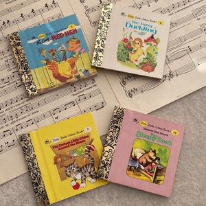 Mini Little Little Golden Books Easter Promotion  Andes Candies Edition- choose one used Junk Journal Supply