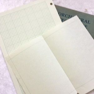 25 sheets of engineering paper- unique junk journal pages