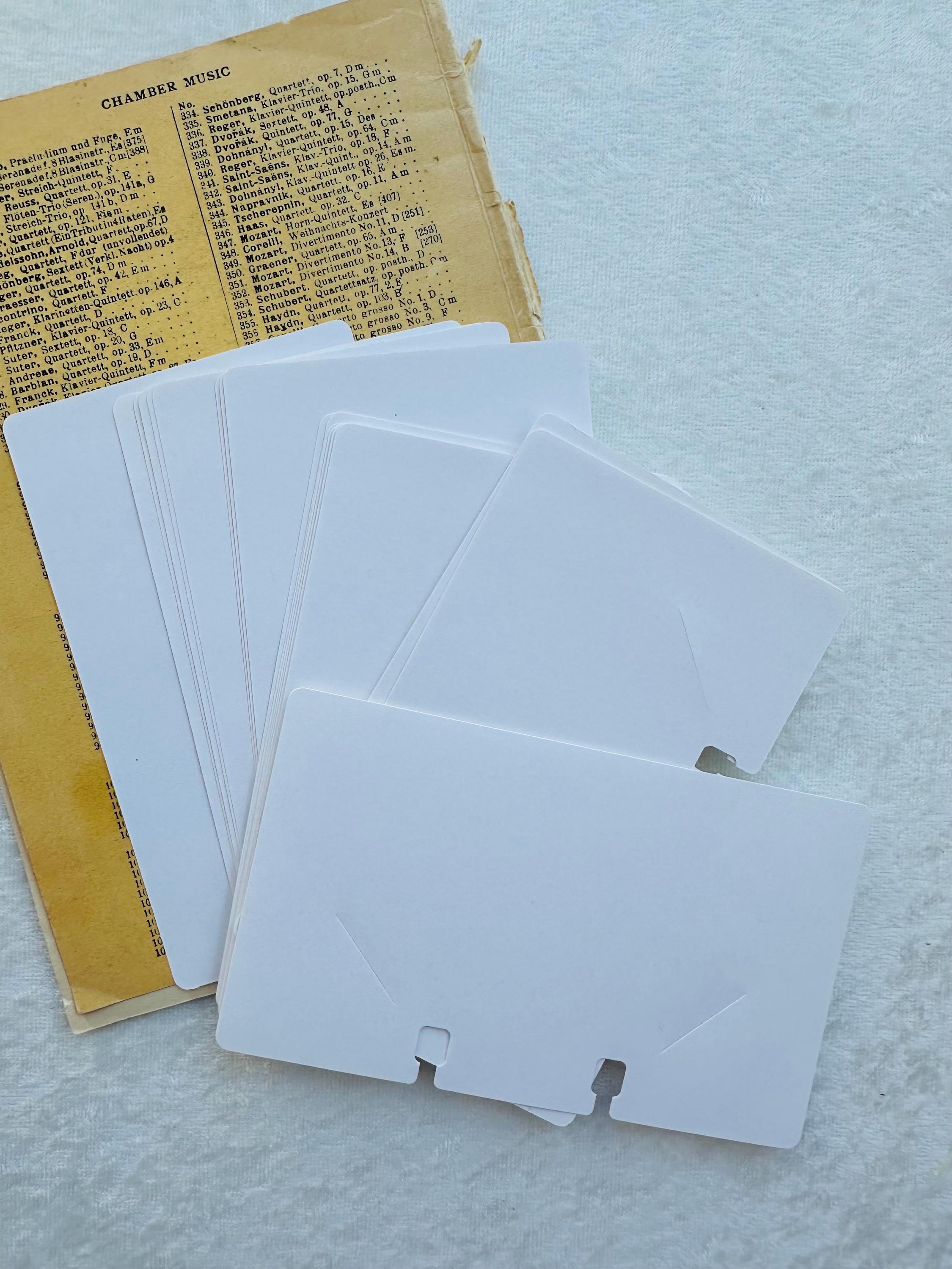 Library Card Rolodex Vintage 3” X 5” Rolodex Cards - Etsy
