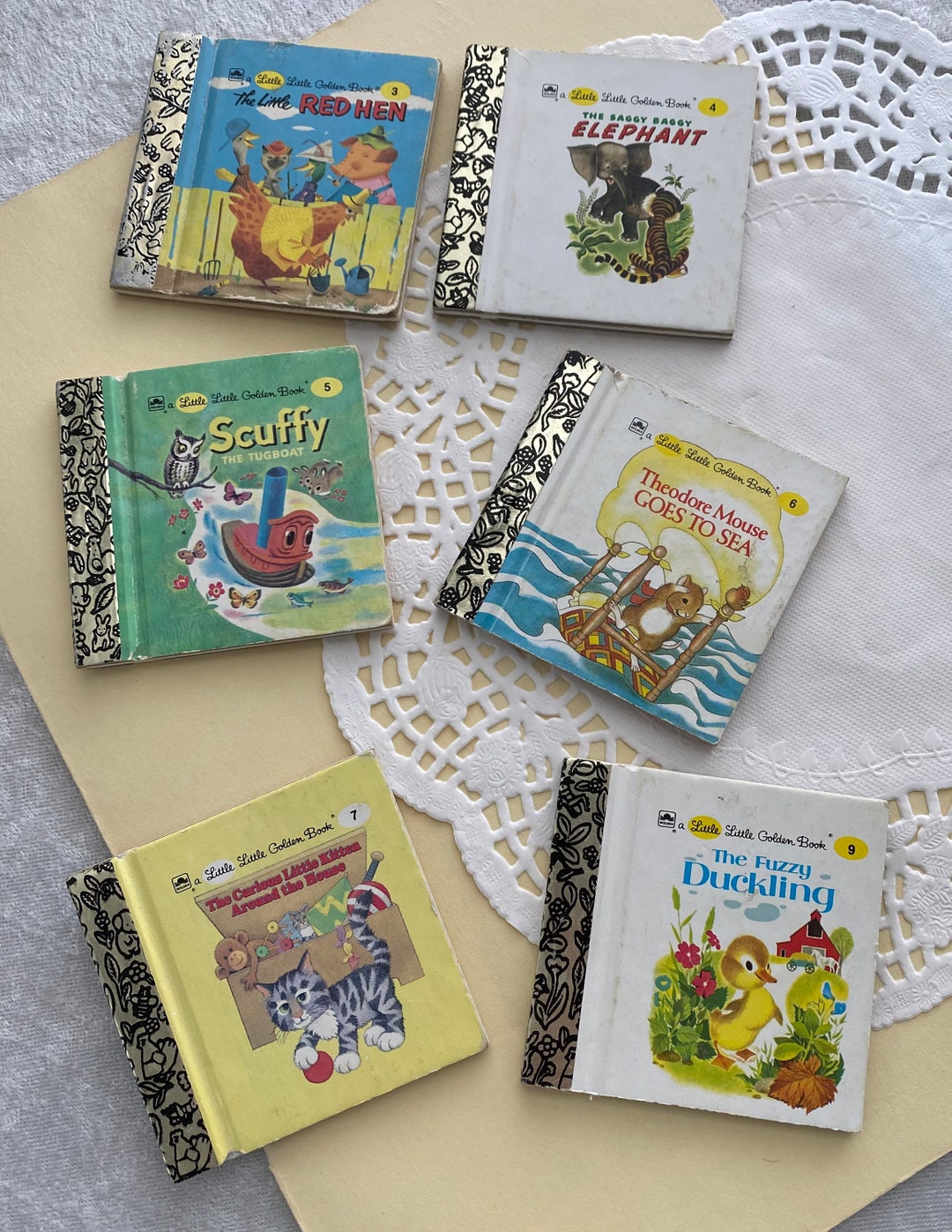 Mini Little Little Golden Books - Choose One Used Junk