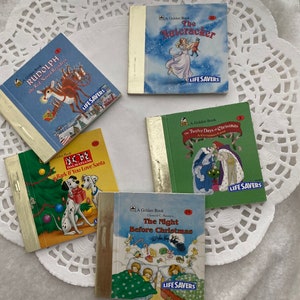 Mini Little Little Golden Books LifeSavers edition- choose one used Junk Journal Supply