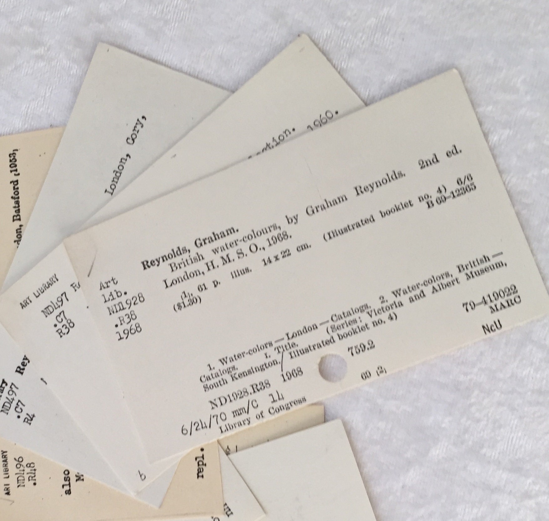 25 Vintage Library Card Catalog Cards Etsy