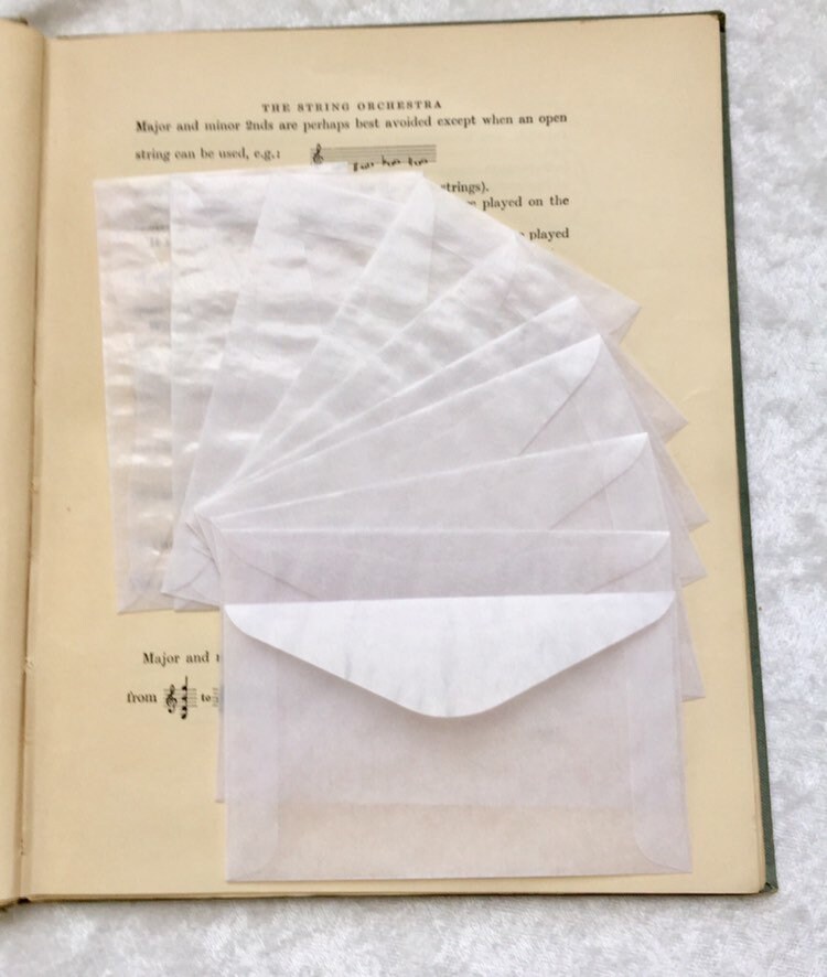Small Glassine Envelopes