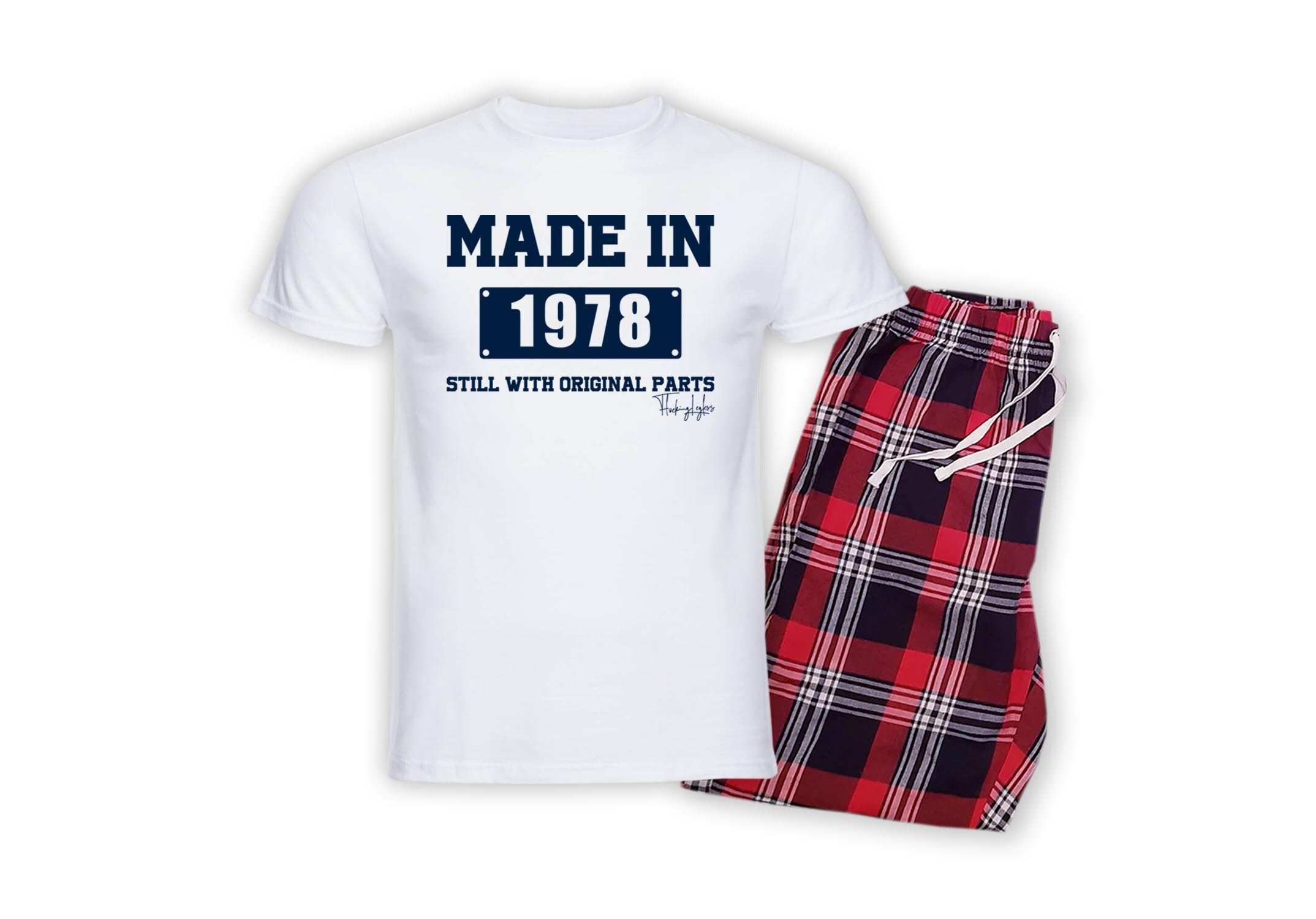 Tartan Pyjamas PJS T-shirt - Etsy 