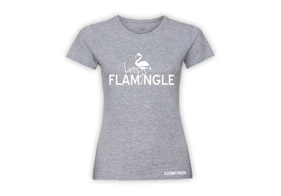 Personalised Let/'s Get Flocked Up Original Flamingo Design T Shirt UK SELLER