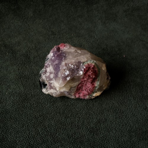 Watermelon Raw shops Tourmaline/Purple and Milk Quartz