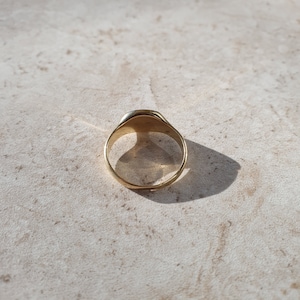 Nara Signet Ring l 9KT Gold, Gold Vermeil and Sterling Silver image 5