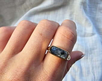 Labradorite Sapporo Ring | Gold Vermeil and Sterling Silver