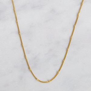 Kugelkette | Gold Vermeil und Sterling Silber