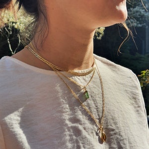 Double Chain | Gold Vermeil and Sterling Silver