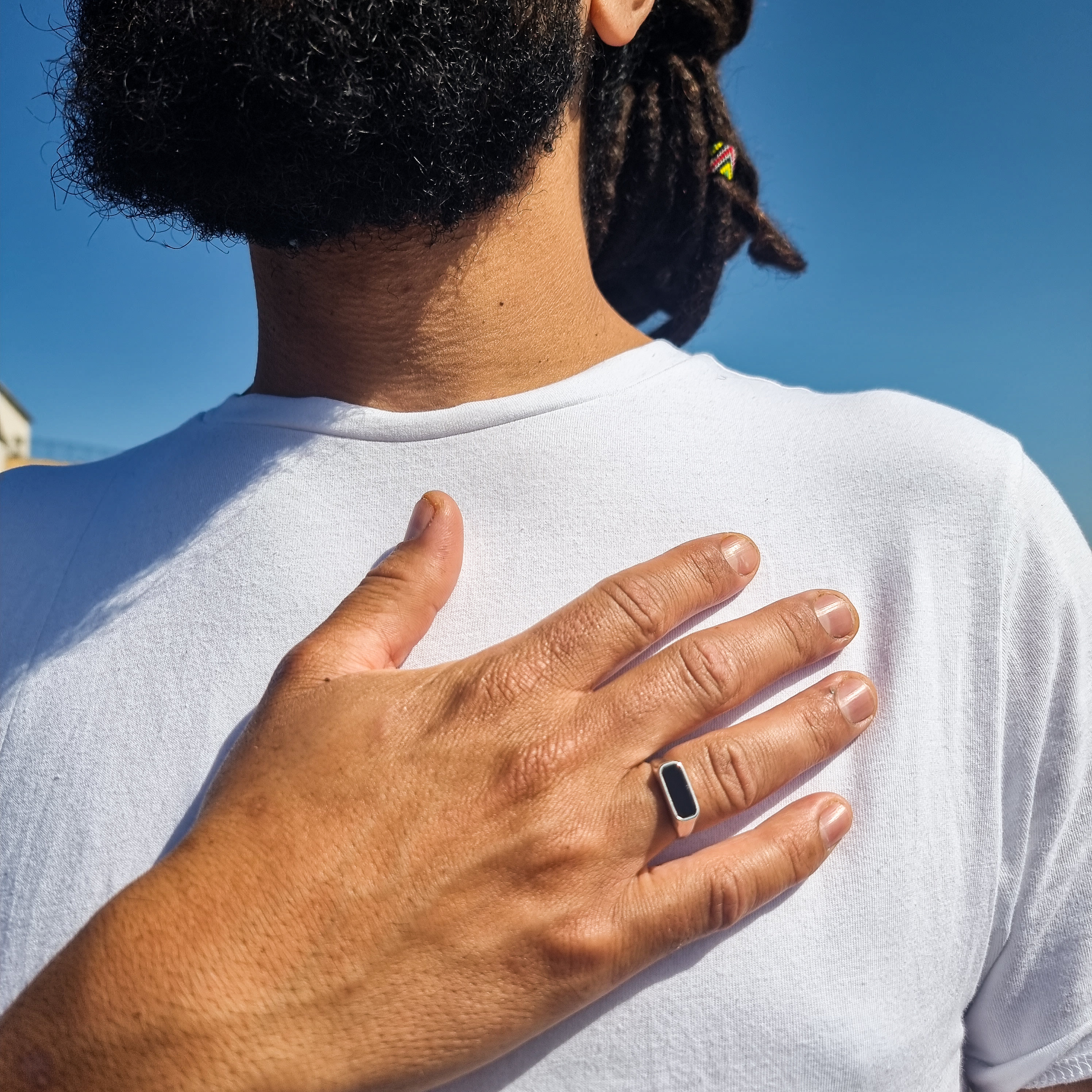 Onyx Sapporo Ring | Gold Vermeil and Sterling Silver - Etsy