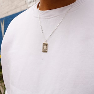 Sunburst Pendant  Chain Neclace | Handmade Symbolic Jewellery | Personalised Gift