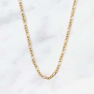 Figaro XX Chain  | Gold Vermeil and Sterling Silver