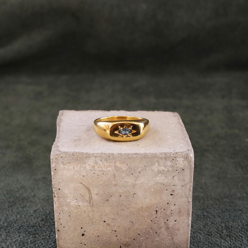 Star of the South Ring Gold Vermeil and Sterling Silver image 3