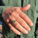 Emerald Signet Ring l Sterling Silver and Gold Vermeil