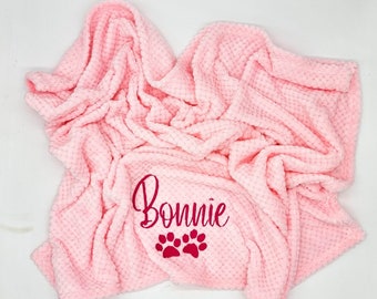 Personalised pet blanket, Personalised dog blanket, Personalised puppy gift