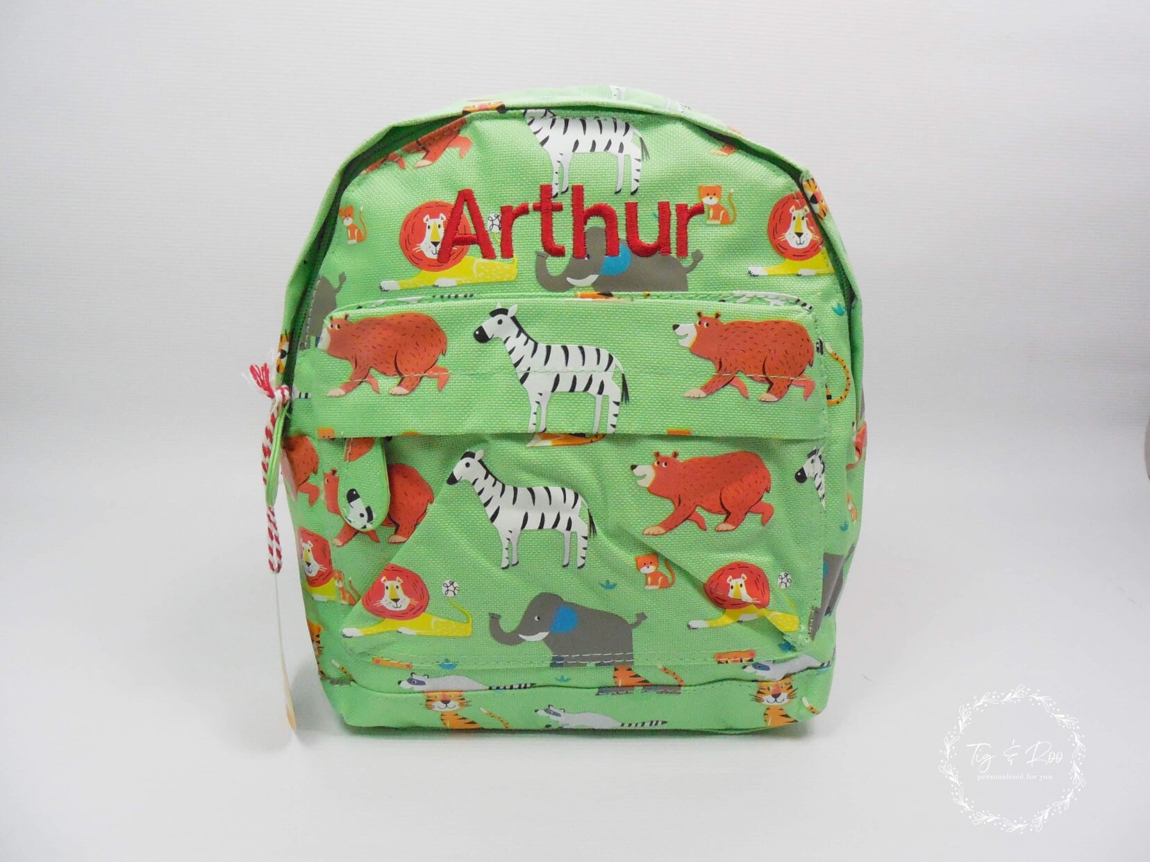 Personalised Children's Toddler Backpack Animal Zoo Safari Etsy