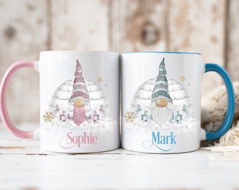 Personalised Christmas Gonk Mug, Personalised Gonk, Christmas Gonk Gift