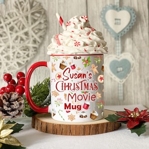 Personalised Christmas Mug, Xmas Gifts, Mugs For Movies, Custom Christmas Mug, Christmas Gifts, Custom Mug For Christmas, Holiday Season