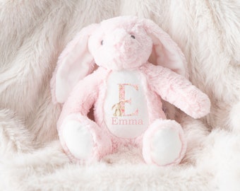 Personalised Pink Bunny, Personalised Easter Gifft, Personalised Toy, Personalised Teddy, Personalised Baby Gift, Personalised Keepsake