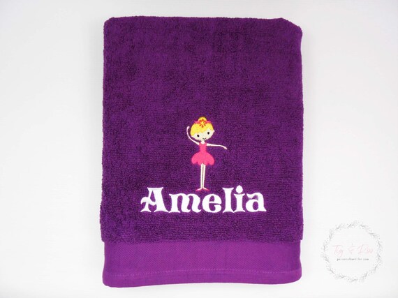 personalised kids towels