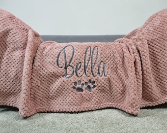 Personalised pet blanket, Personalised dog blanket, Personalised puppy gift