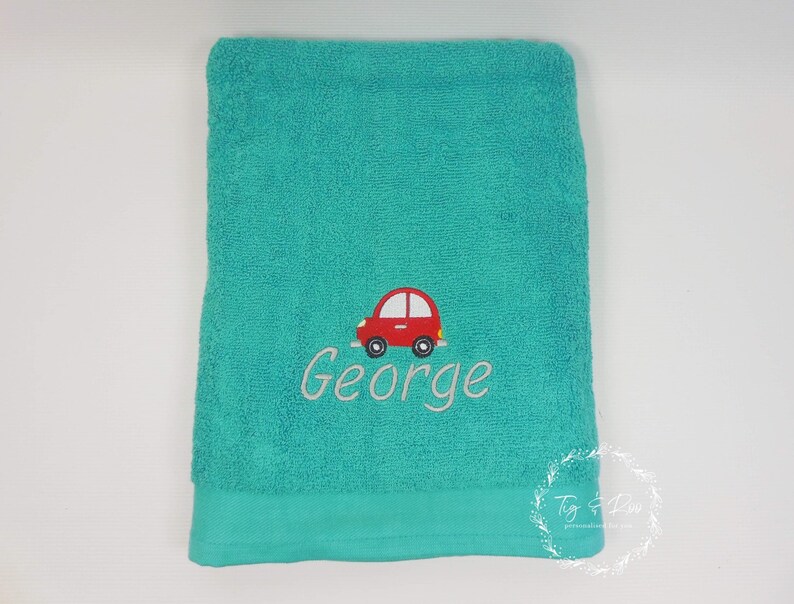 personalised kids towels